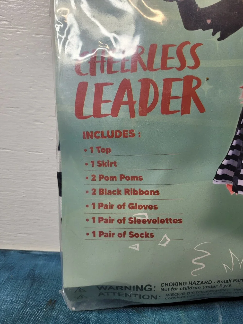 Spooktacular Creations Cheerless Leader Girl Costume Size Medium New